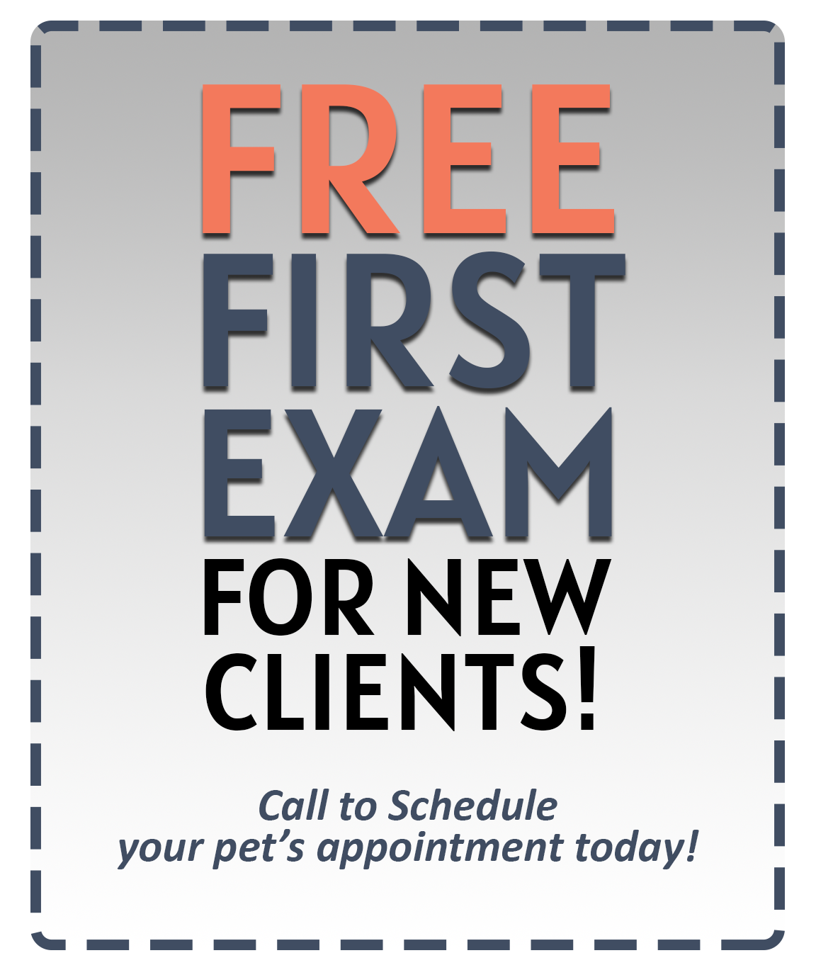 Free First Exam For New Clients Free First Exam For New Clients